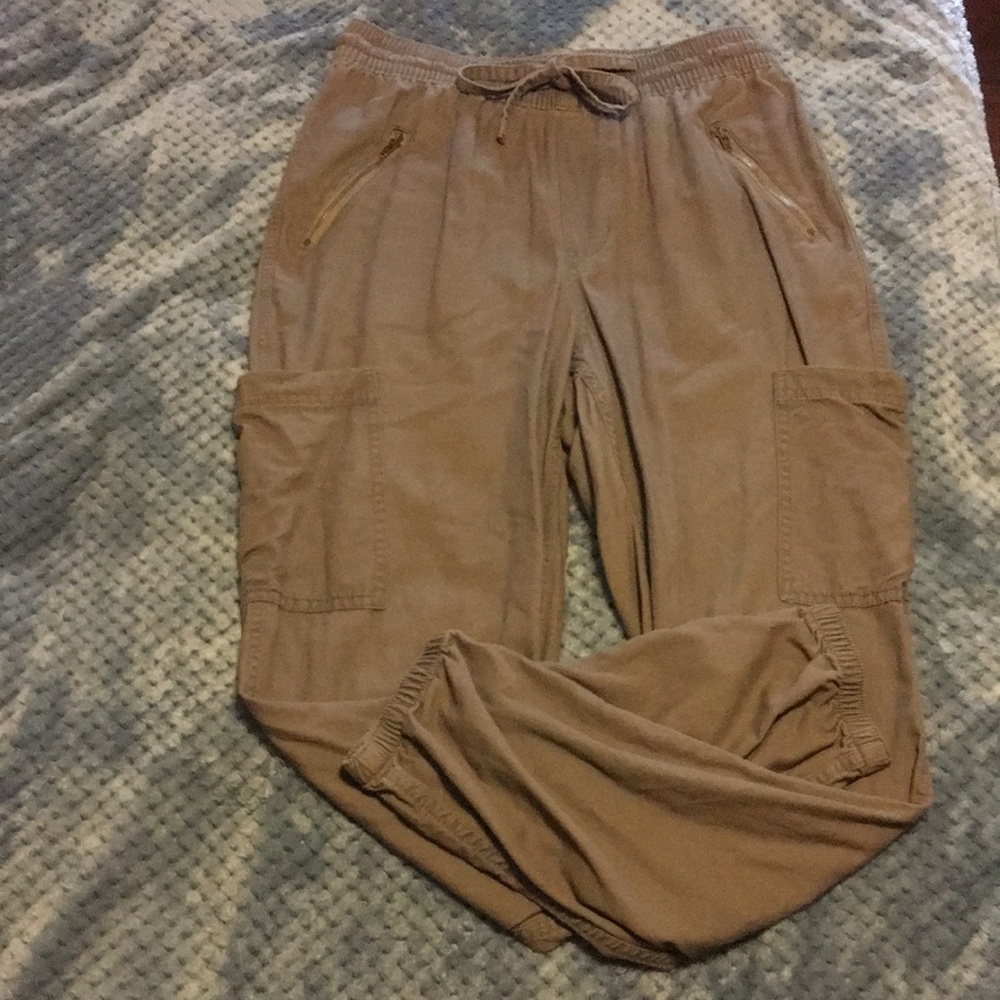 Hollister gray cargo pants